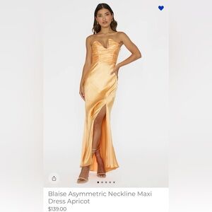 Selfie Leslie Apricot Maxi Dress